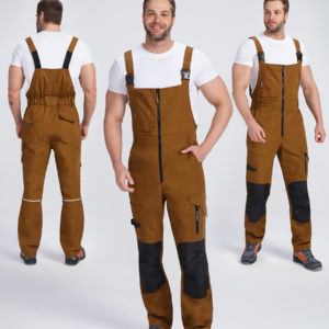 Полукомбинезон ProfLineSpecialist (тк.РипСтоп,240), коричневый/черный