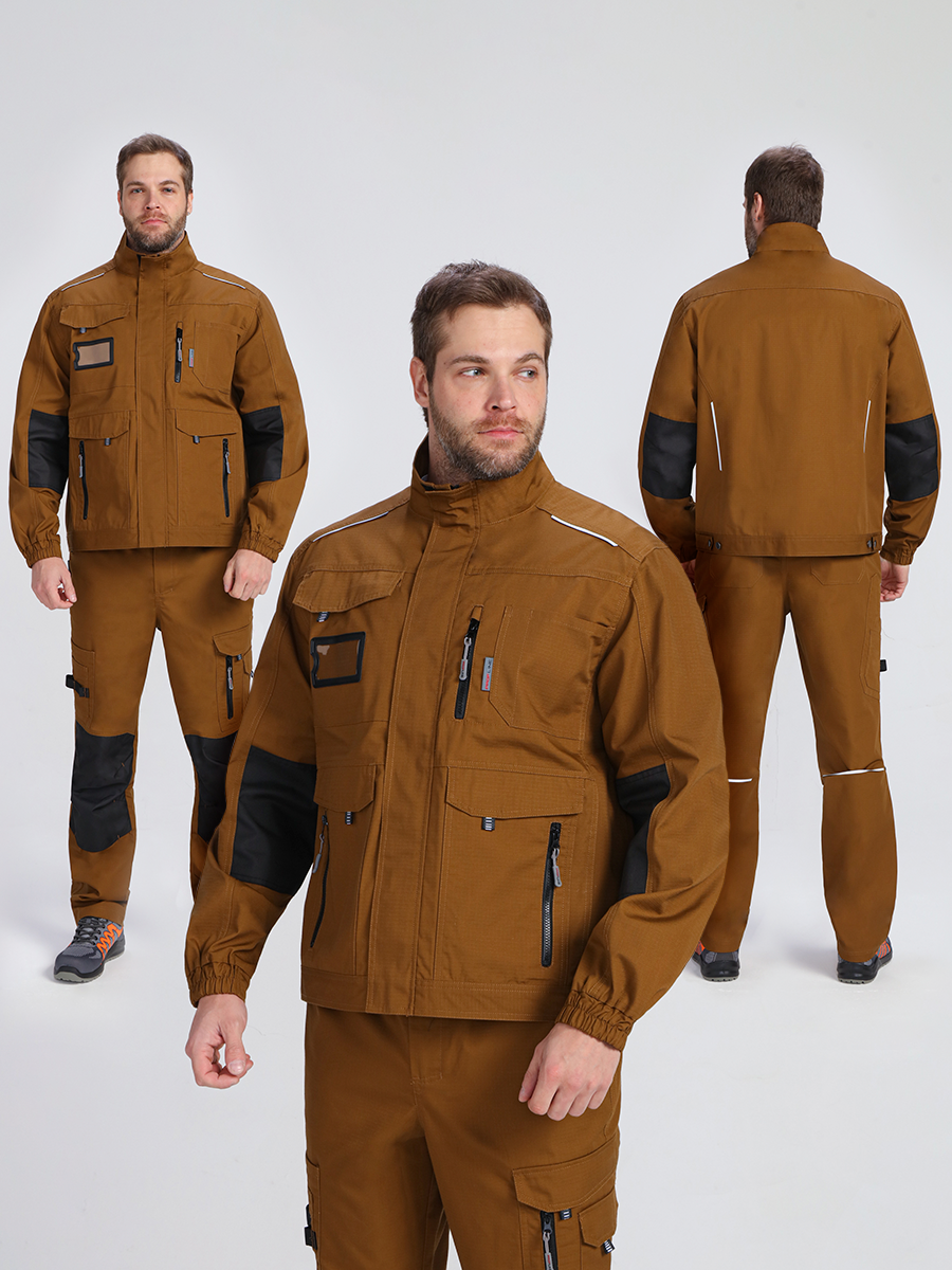 Куртка ProfLineSpecialist (тк.РипСтоп,240), циан/черный 4 Куртка ProfLineSpecialist (тк.РипСтоп,240), циан/черный 4